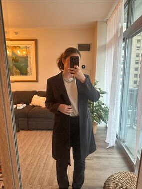 Votrenom Dell Black Long Tailored Blazer Jacket